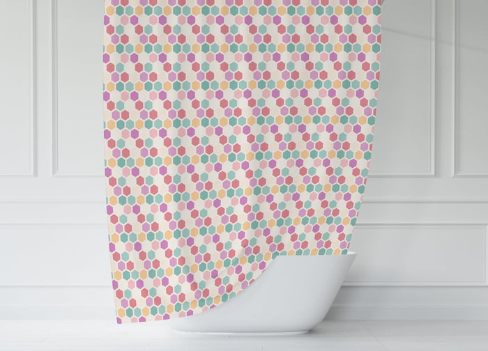 Modern Shower Curtain, Bathroom Decor & Accessories, Bath Curtain, Made in the USA | Pippa + June
