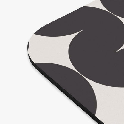 Modern Mouse Pad Geometric Black White, Modern Computer and IT Accessories, Office Decor, Made in the USA | Pippa + June