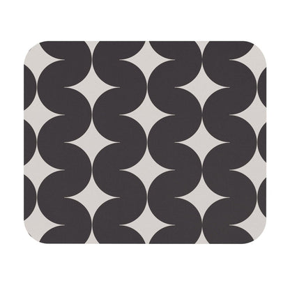 Modern Mouse Pad Geometric Black White, Modern Computer and IT Accessories, Office Decor, Made in the USA | Pippa + June