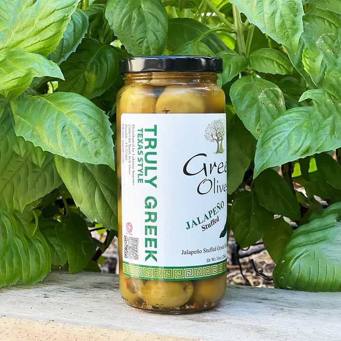 Jalapeño Stuffed Greek Olives