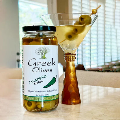 Jalapeño Stuffed Greek Olives