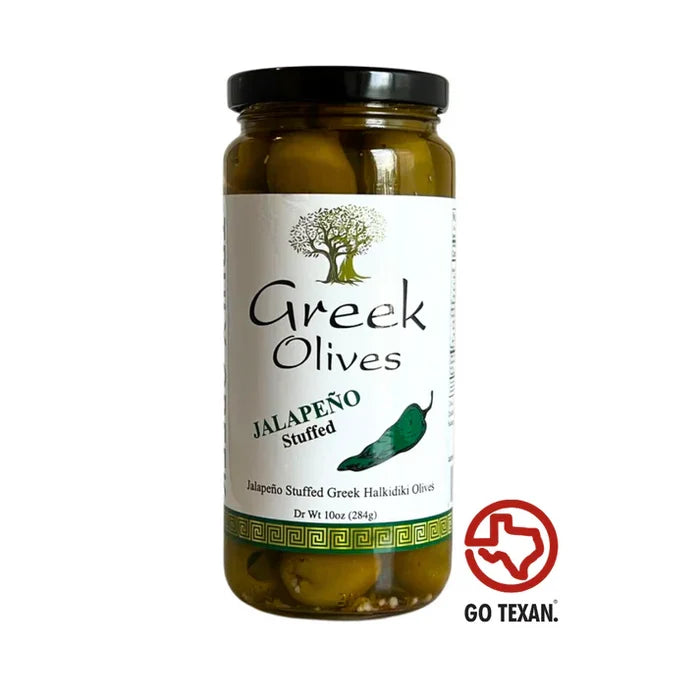 Jalapeño Stuffed Greek Olives