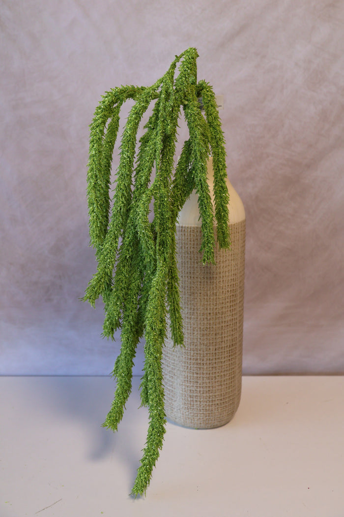 Silk green jumbo draping amaranthus for transitional everyday home decor from Magnolias Home Decor