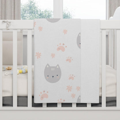 Girls Blanket Kitty Cat, Baby Girl Toddler Binkie | Pippa + June