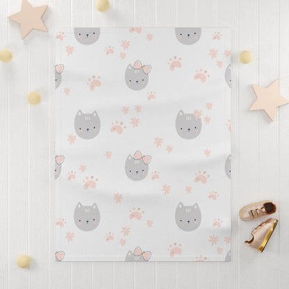 Girls Blanket Kitty Cat, Baby Girl Toddler Binkie | Pippa + June