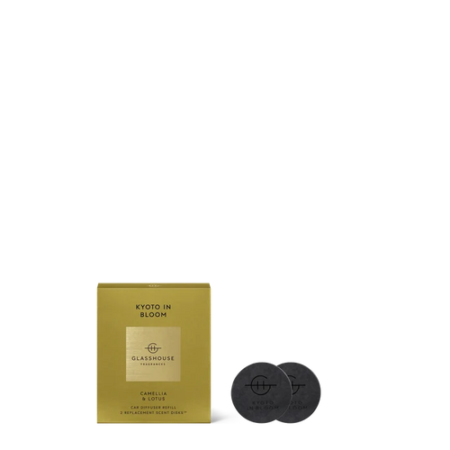 Glasshouse Kyoto In Bloom car diffuser refill lotus cherry blossom lime home fragrance gift from Magnolias Home Decor