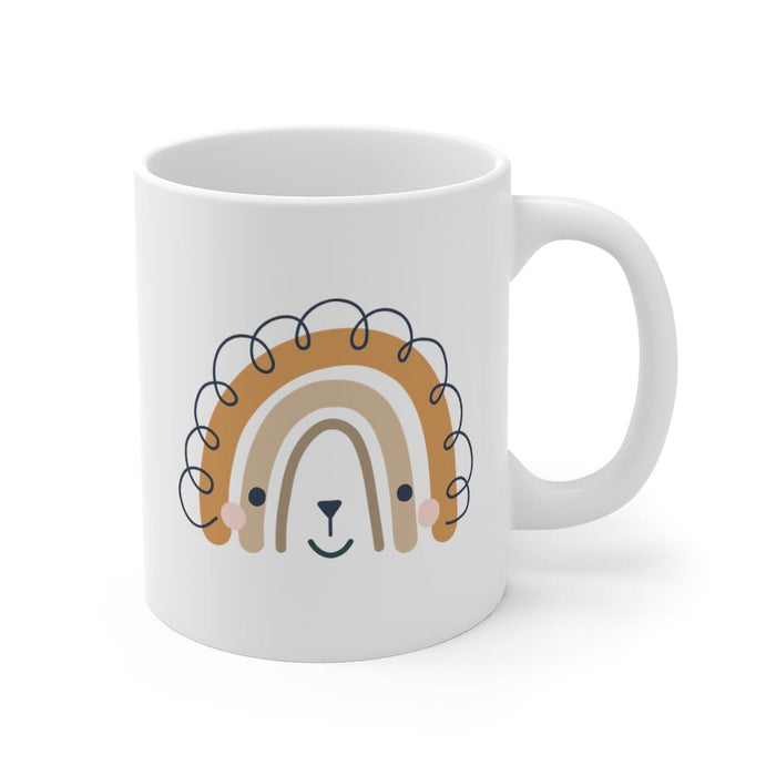 Kids Mug Neutral Jungle Animal Lion, Kids Gift Mug, Child Mug, Kids Gift, Drinkware