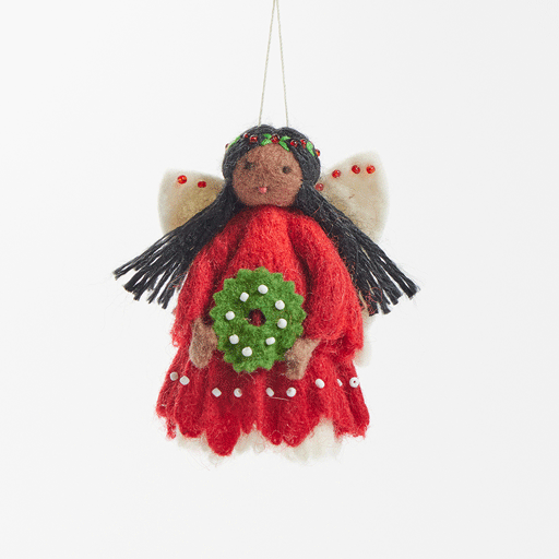 Little Christmas Spirit Ornament - Brown