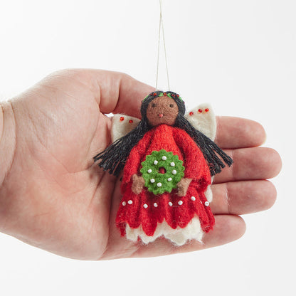 Little Christmas Spirit Ornament - Brown