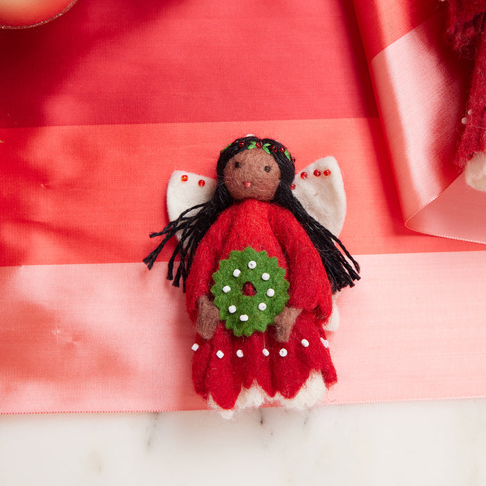 Little Christmas Spirit Ornament - Brown