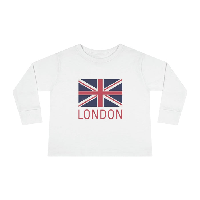 Kids Long Sleeve Cotton Tee Union Jack London UK, Toddler Tops, Kids Tees, Kids Tops, Kids Clothing, Made in the USA