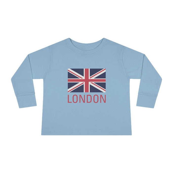 Kids Long Sleeve Cotton Tee Union Jack London UK, Toddler Tops, Kids Tees, Kids Tops, Kids Clothing, Made in the USA
