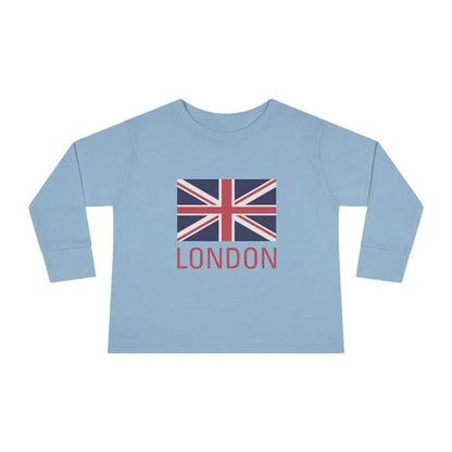 Kids Long Sleeve Cotton Tee Union Jack London UK, Toddler Tops, Kids Tees, Kids Tops, Kids Clothing, Made in the USA