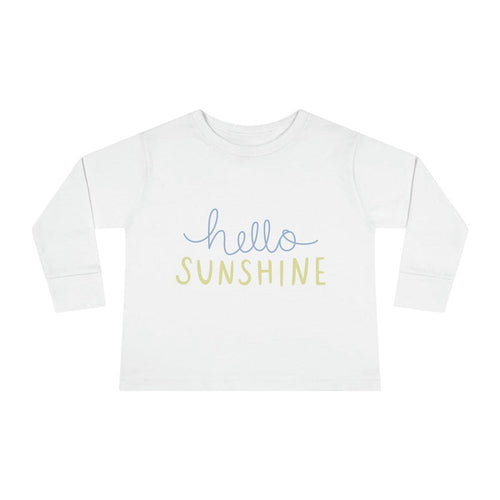 Kids Long Sleeve Cotton Tee Sunshine, Toddler Tops, Kids Tees, Kids Tops, Kids Clothing, Made in the USA