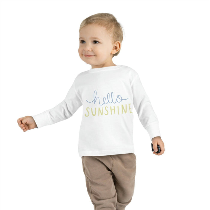 Kids Long Sleeve Cotton Tee Sunshine, Toddler Tops, Kids Tees, Kids Tops, Kids Clothing, Made in the USA