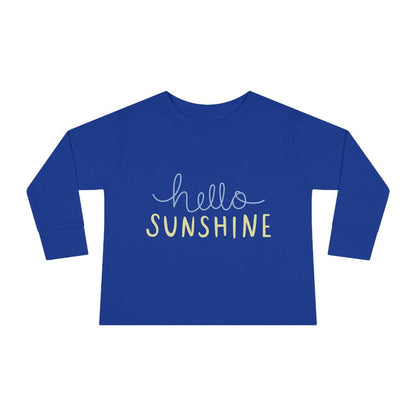 Kids Long Sleeve Cotton Tee Sunshine, Toddler Tops, Kids Tees, Kids Tops, Kids Clothing, Made in the USA