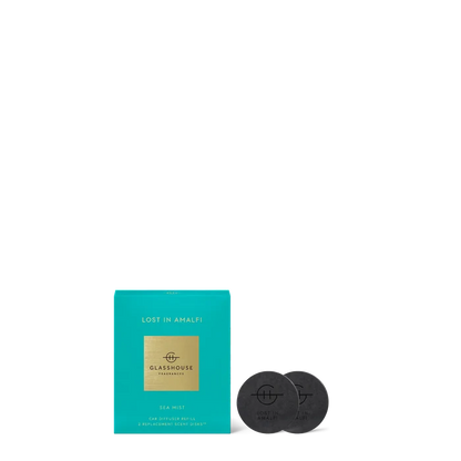 Glasshouse Lost In Amalfi car diffuser refill freesia lime moss home fragrance gift from Magnolias Home Decor