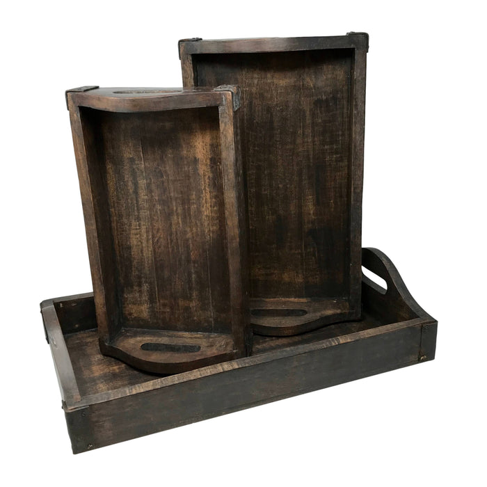 Manitoba Tray with Metal Corners -3 Sizes