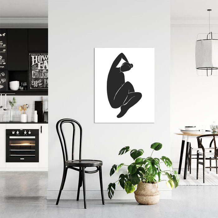 Matisse Abstract Canvas Art Woman, Modern Art Ships US Canada, Abstract Wall Decor Canada