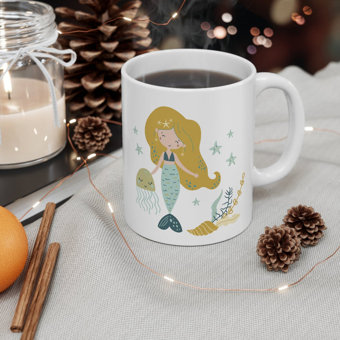 Girls Mug Mermaid Ocean, Girls Drinkware Tabletop | Pippa + June