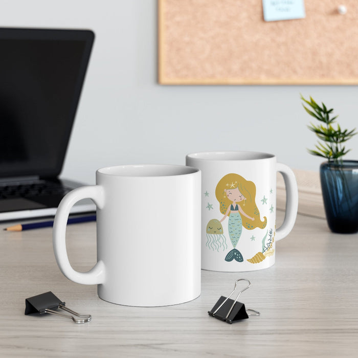 Girls Mug Mermaid Ocean, Girls Drinkware Tabletop | Pippa + June