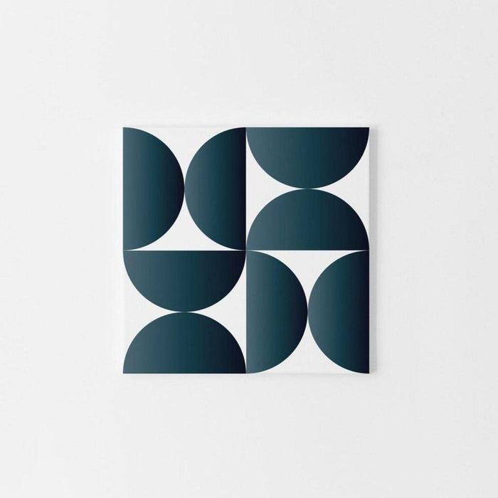Modern Canvas Art Print Blue, Contemporary Wall Art