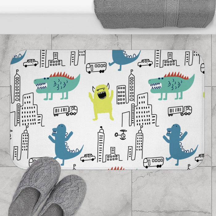 Boys Bath Mat Monsters, Boys Bathroom Decor & Accessories | Pippa + June