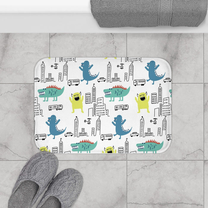Boys Bath Mat Monsters, Boys Bathroom Decor & Accessories | Pippa + June