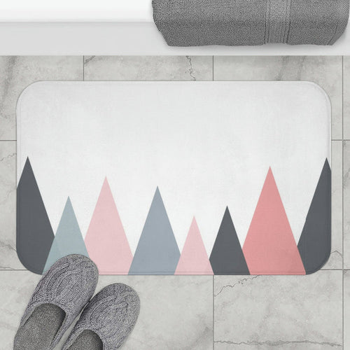 Minimalist Bath Mat Mountains, Bathroom Decor & Accessories | Pippa + June