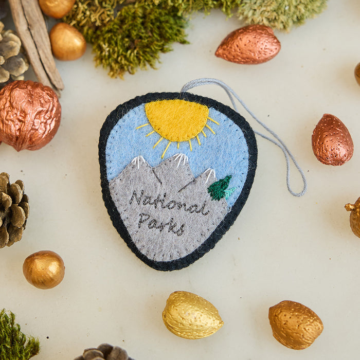 National Parks Badge Ornament