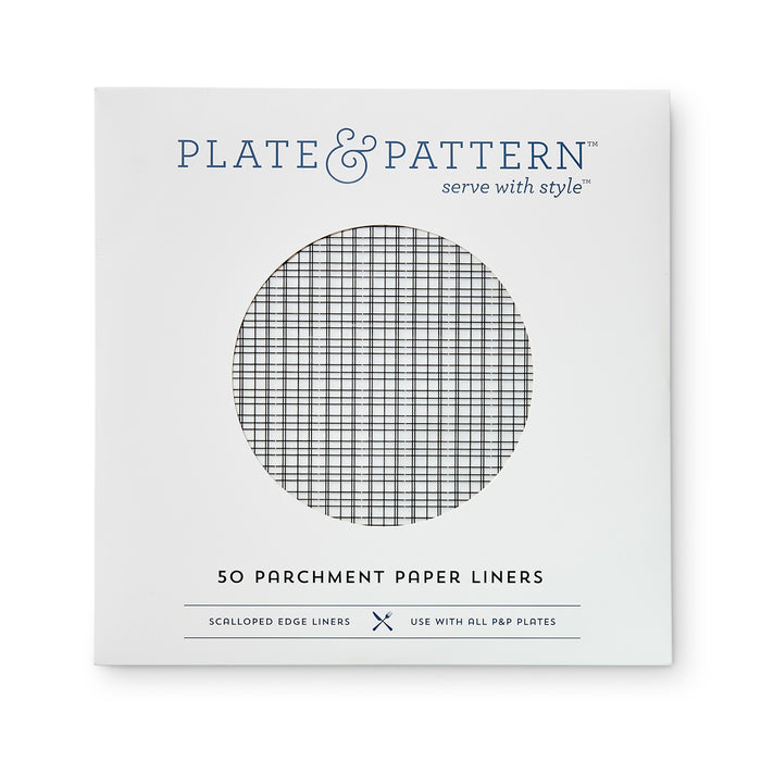 Not All Black & White flat plate liners