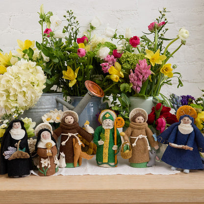 Nun with Lavender Ornament