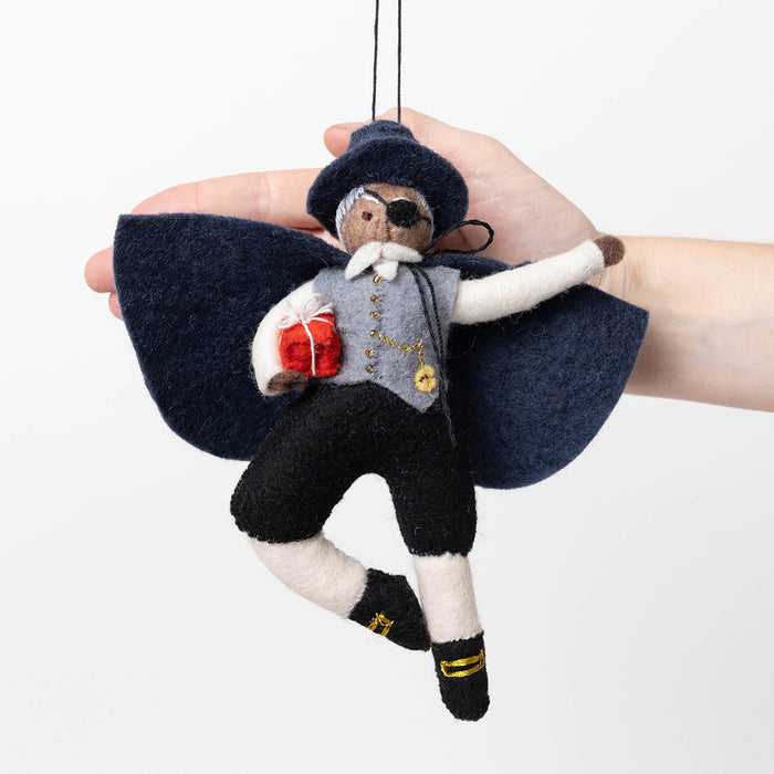 Nutcracker Drosselmeyer Ornament - Brown