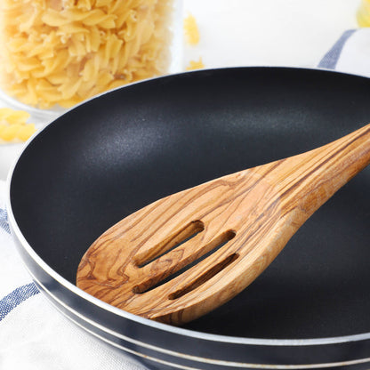 Olive Wood Handmade Slotted Spoon