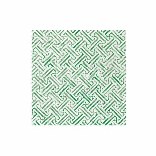 Paper Soft Napkins | Greek Key Green