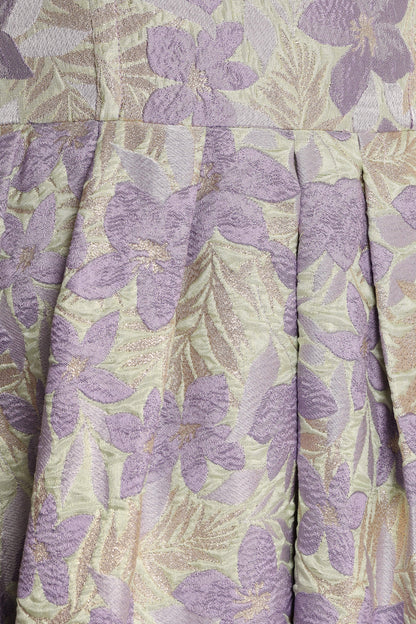Rhea Strapless Midi Dress - Sage Floral