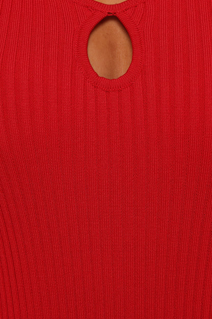 Robin Midi Dress - Red