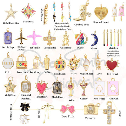 Playing Card Charm : Pink