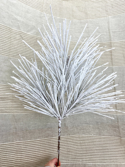 Powdered Snow Long Needle Pine Spray