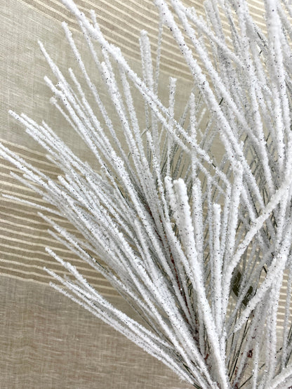 Powdered Snow Long Needle Pine Spray