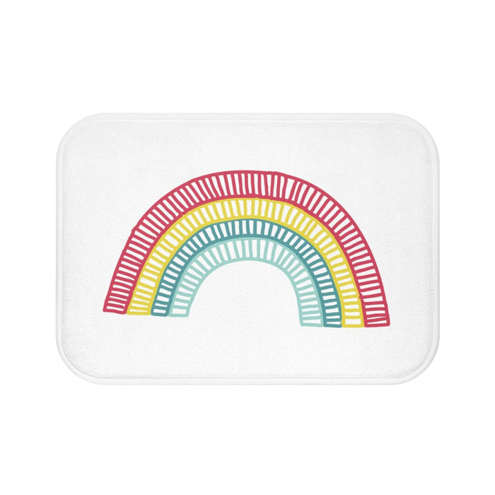Kids Bath Mat Rainbow, Kids Bathroom Decor, Kids Shower Curtain | Pippa + June