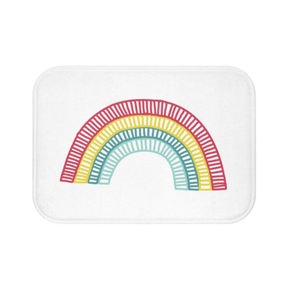 Kids Bath Mat Rainbow, Kids Bathroom Decor, Kids Shower Curtain | Pippa + June