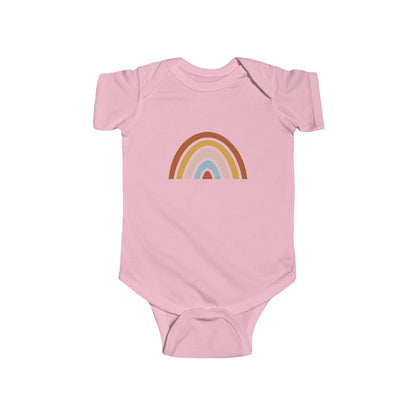 Baby Cotton Onesie Neutral Rainbow, Baby Romper, Baby Sleepsuit | Pippa + June