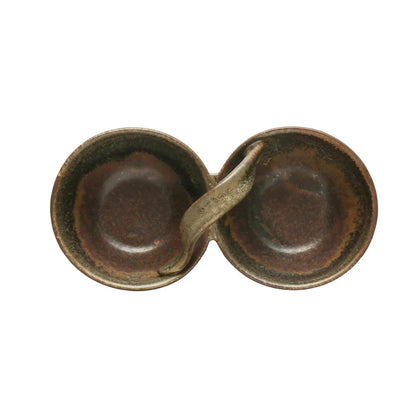 Reactive Glaze Stoneware Dish