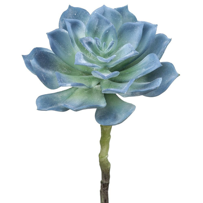 Silk blue real touch echeveria succulent pick for transitional everyday home decor from Magnolias Home Decor