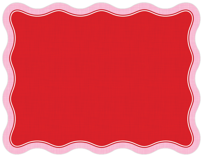 Red & Pink Linen Paper Placemats
