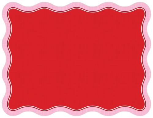 Red & Pink Linen Paper Placemats