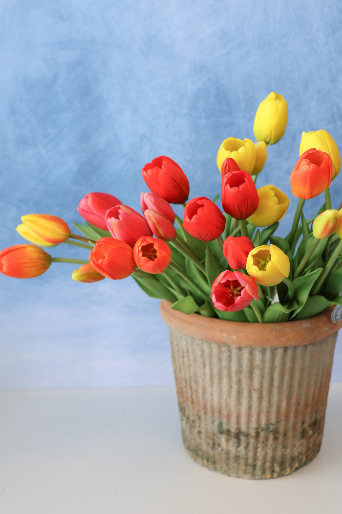 Red Spring Real Touch Tulip Bundle