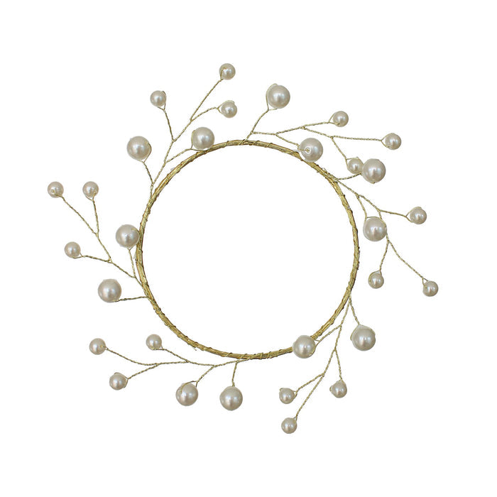 Shimmering Pearl Candle Ring