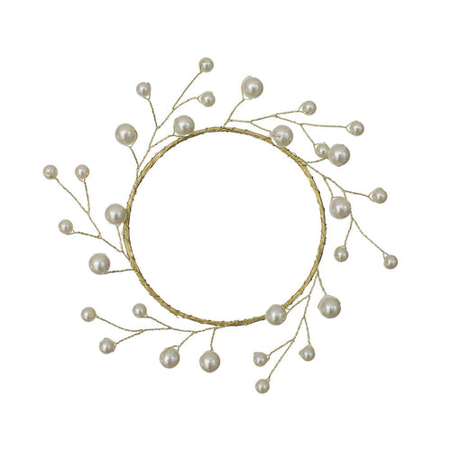 Shimmering Pearl Candle Ring